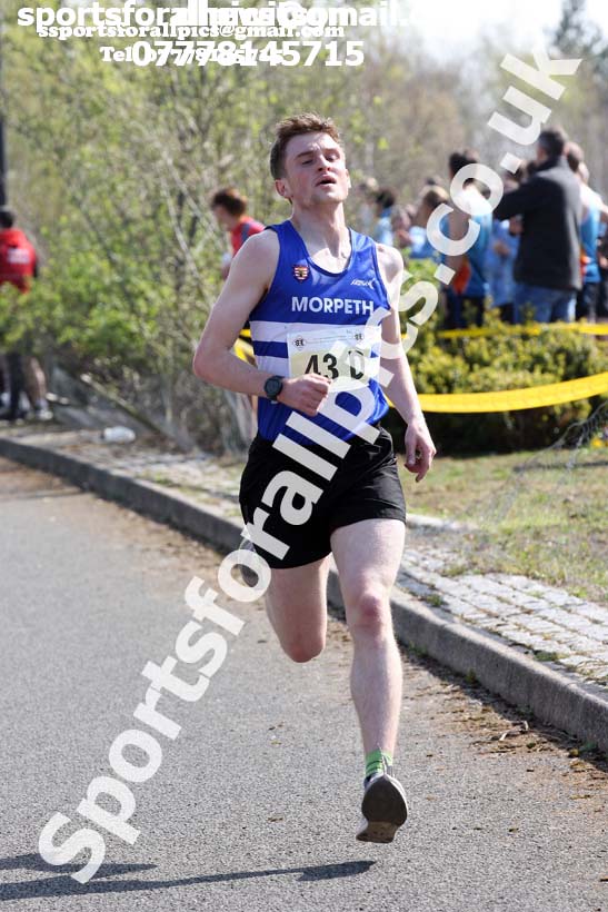 Senior mens 2019 Elswick Harirers Good Friday Road Relay, Newburn, Newcastle. Photo:  David T. Hewitson/Sports for All Pics